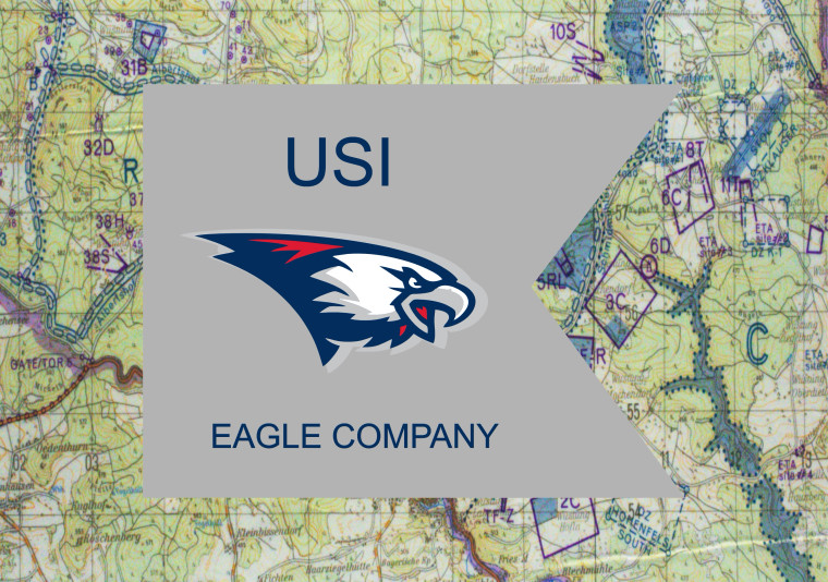 USI Eagle Company Cadre Gift Guidon