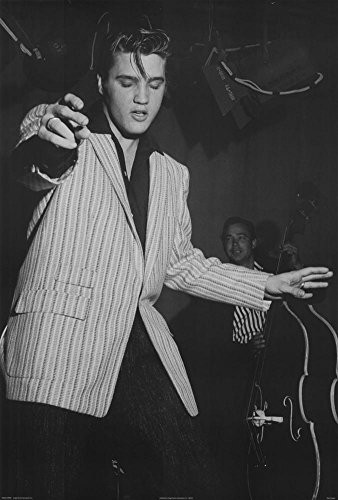 Elvis Presley White Jacket Music Poster Print 24 x 36in The