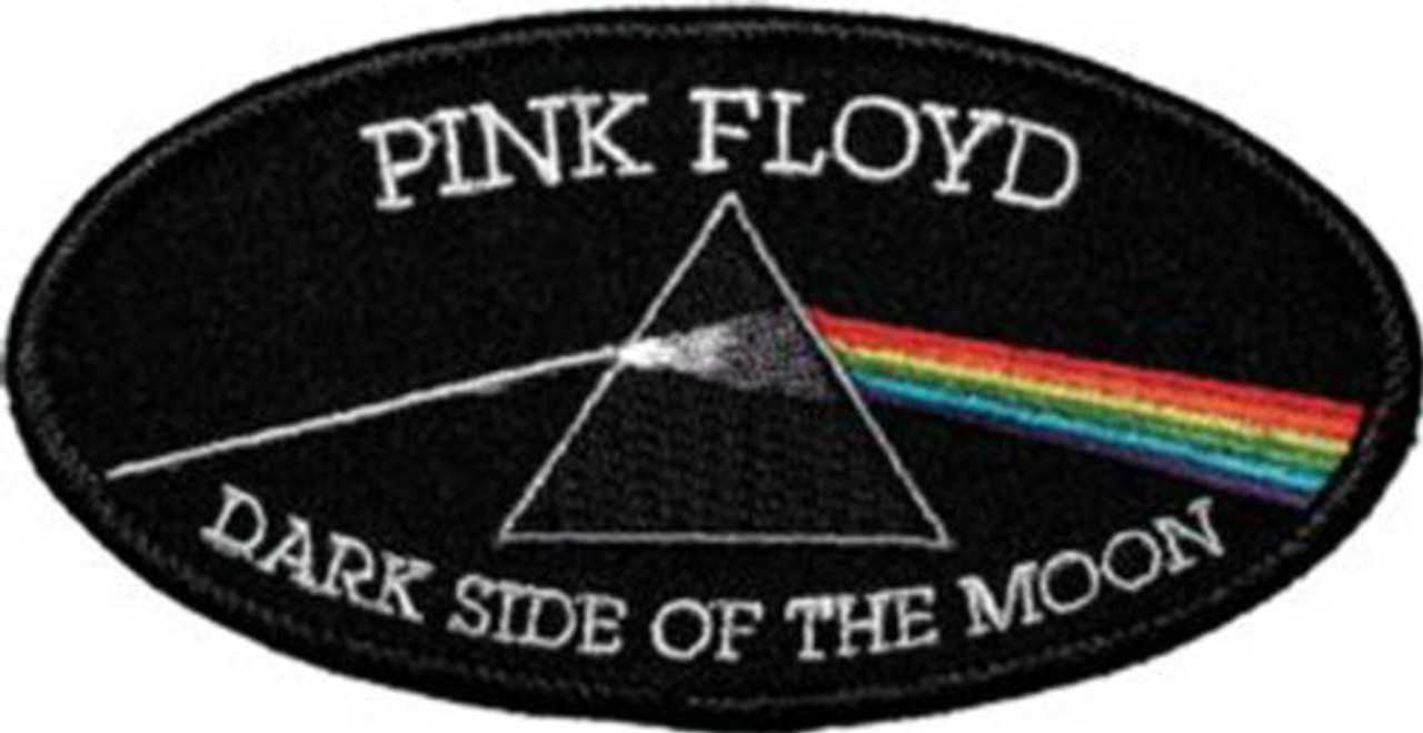 Download Pink Floyd Dark Side Of The Moon Iron On Embroidered Patch 4 X 2 The Blacklight Zone
