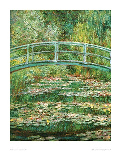 ★ ❣️送料無料❣️MONET ポスター The Japanese Footbridge by Monet Art Print Poster (16x20) - The