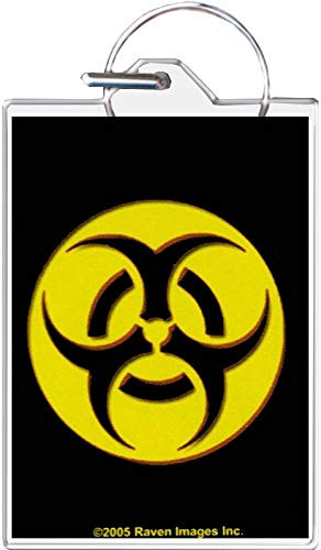 Biohazard Keychain - The Blacklight Zone