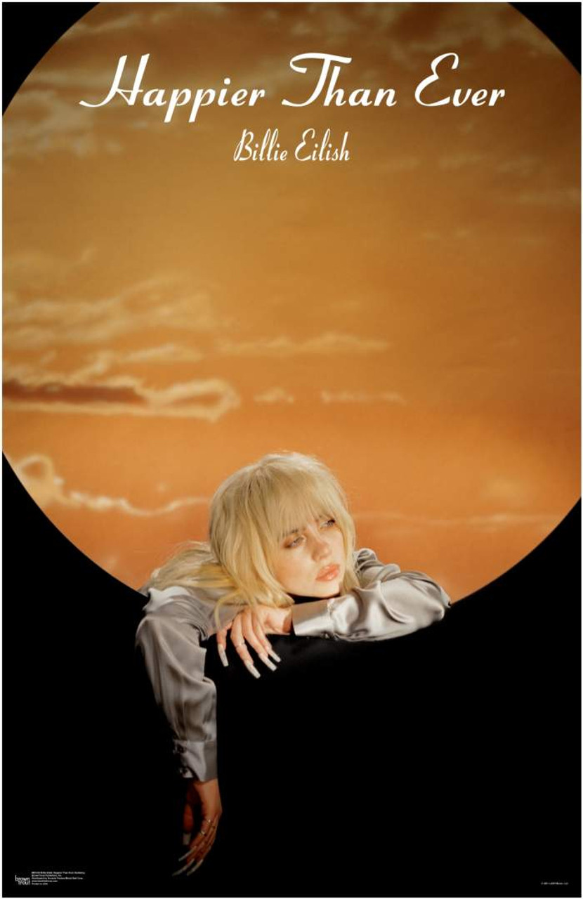 Billie Eilish - Happier Than Ever - Goldwing Mini Poster 11