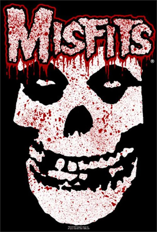 90s デッドストックMISFITS 大判ポスター Misfits Splatte Poster 24in x 36in - The Blacklight Zone