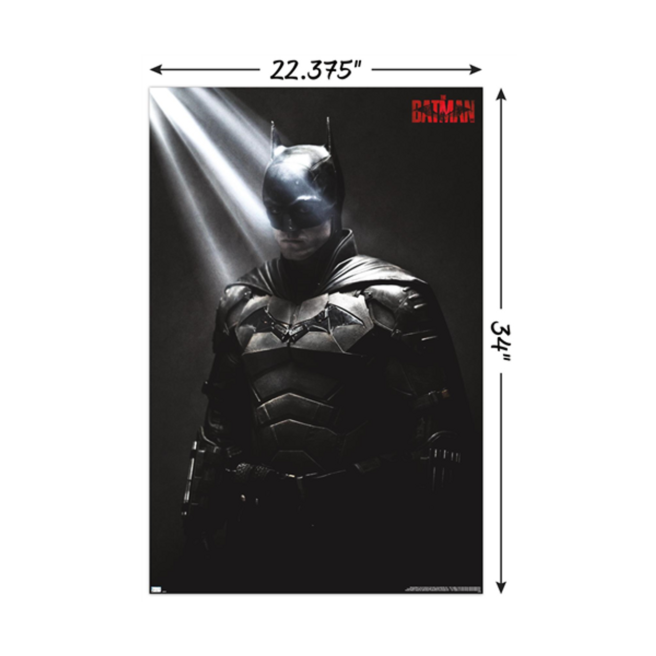 DC Comics The Batman Movie Poster - 22.375 x 34 - The Blacklight Zone