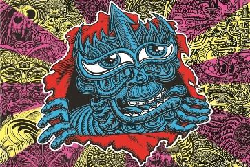 PC Ripper - Chris Dyer Poster 36in x 24in - The Blacklight Zone