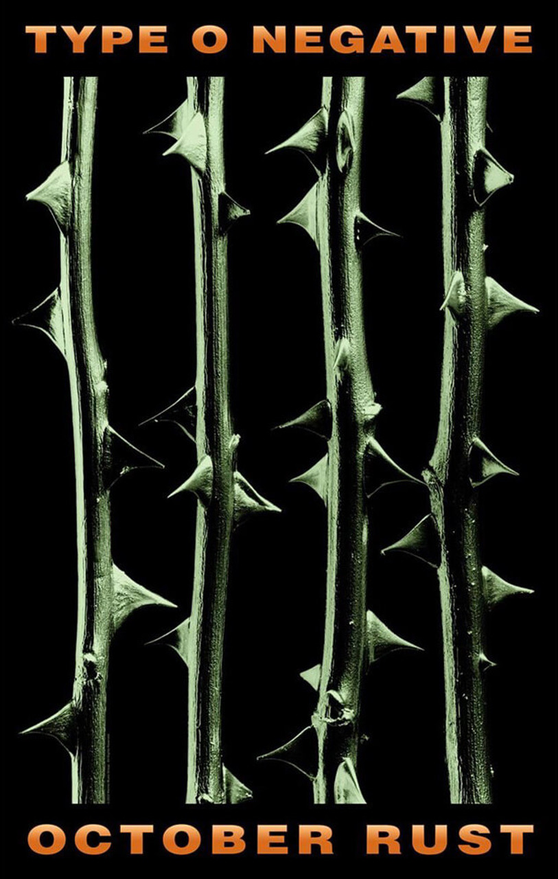 Type O Negative October Rust Textile/Fabric Poster 28" x 41" The Blacklight Zone