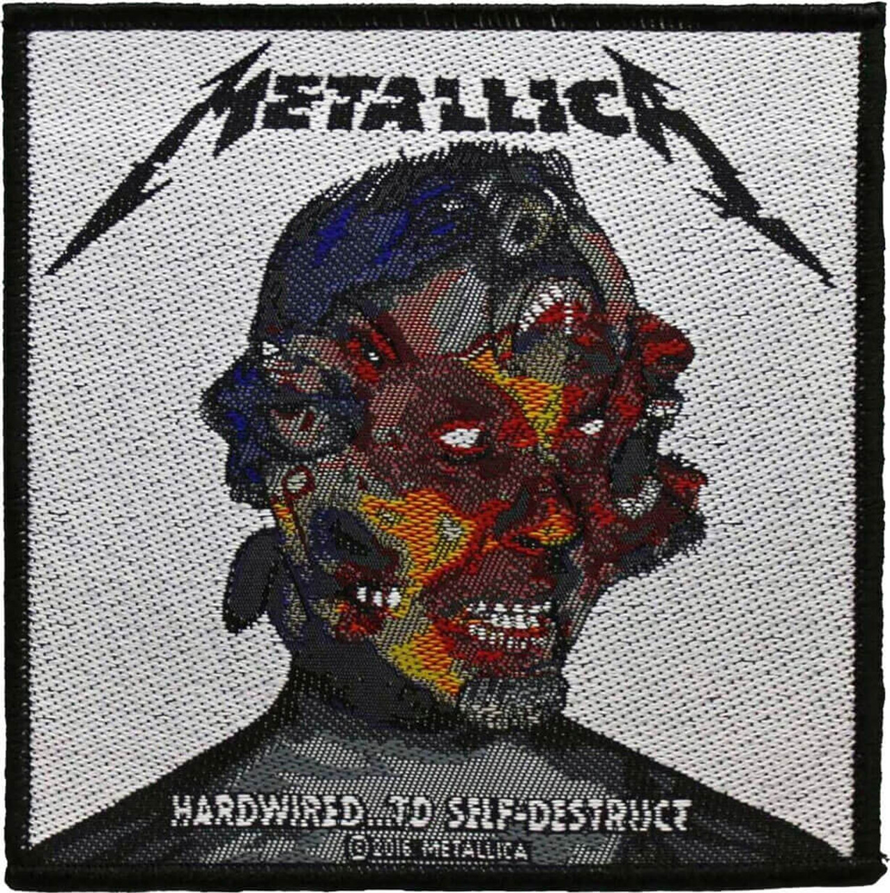 Metallica - Hardwired to Self Destruct Printed Patch 4 x 4