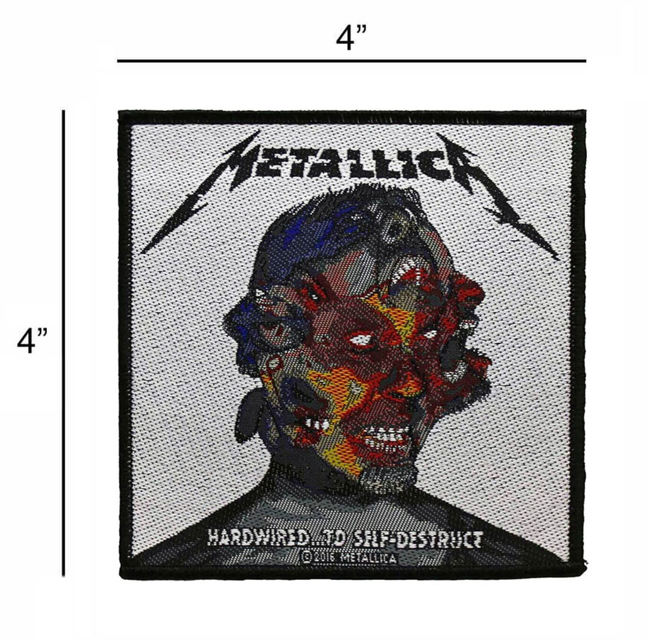 Metallica - Black Album Printed Patch 4 x 4