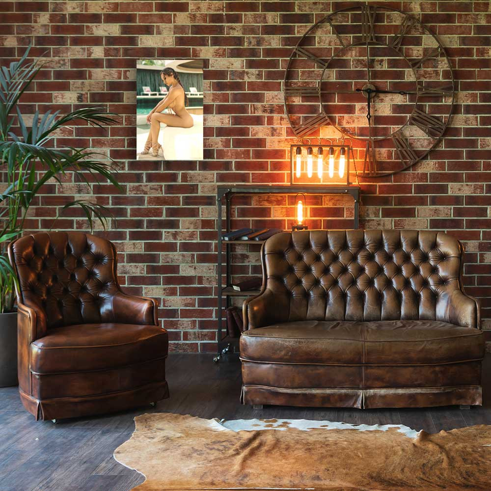 Pool Side by Daveed Benito Poster 11" x 17" The Blacklight Zone