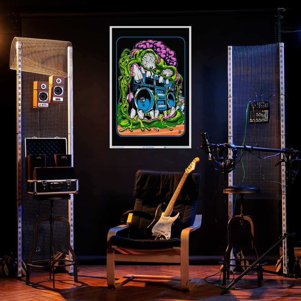 Master Blaster by Dirty Donny Blacklight Poster 23