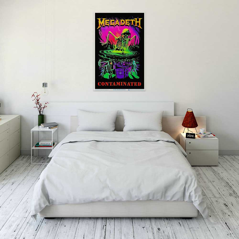 Megadeth - Contamination Blacklight Poster 23