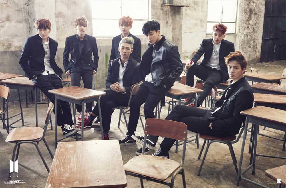 BTS - Skool Luv Affair Classroom Officially Licensed Music Poster