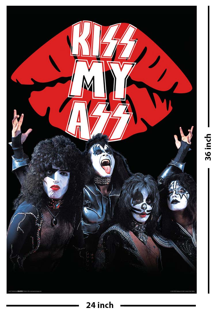 KISS - Kiss My Ass Music Poster - 24