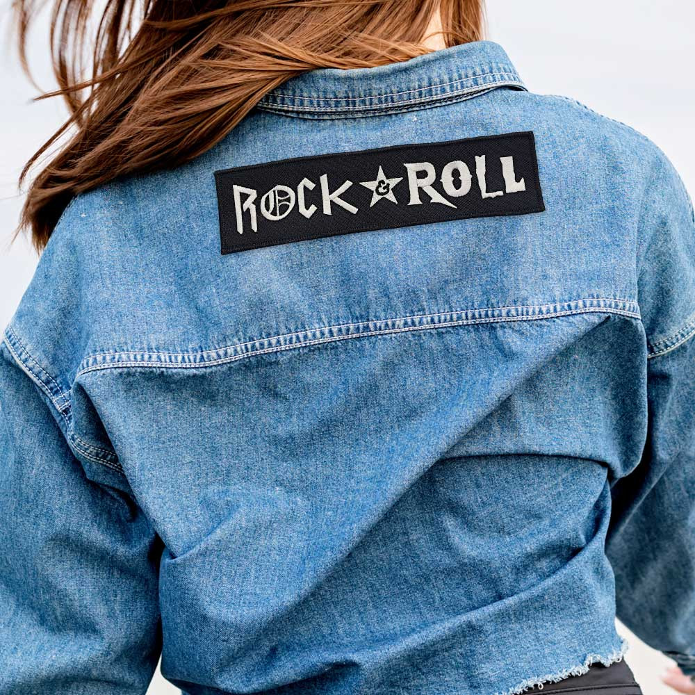 Rock N Roll - Embroidered Patch - Super Strip - 8