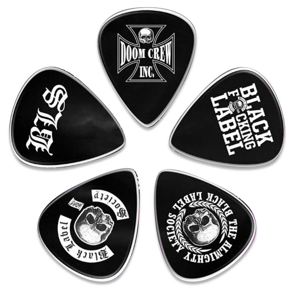 Black Label Society - Zakk Wylde Guitar Picks (Set of 5) - The