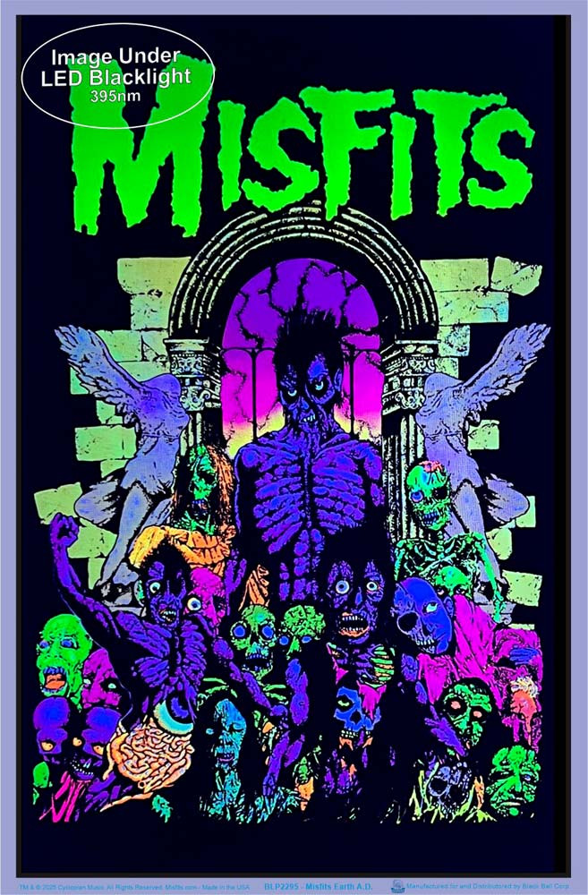Misfits Earth A.D. Blacklight Poster 23