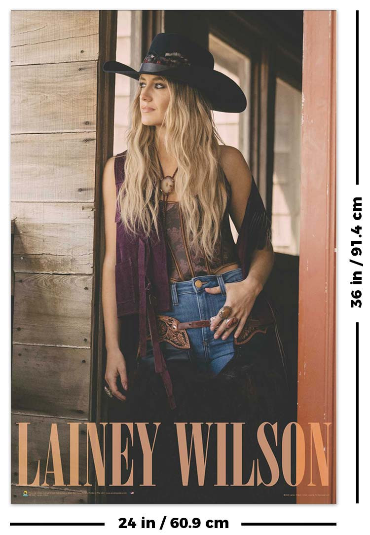 Lainey Wilson Poster - 24 x 36 inches - The Blacklight Zone