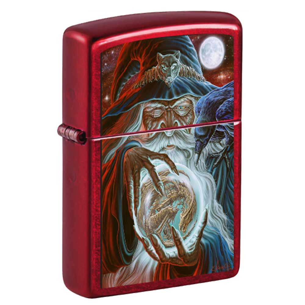 Ed Beard Jr. - Wizard Candy Apple Red Zippo Lighter - The