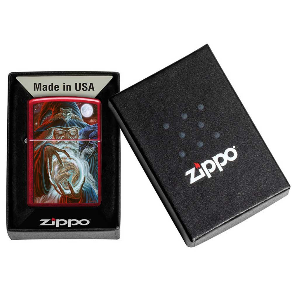 Ed Beard Jr. - Wizard Candy Apple Red Zippo Lighter - The