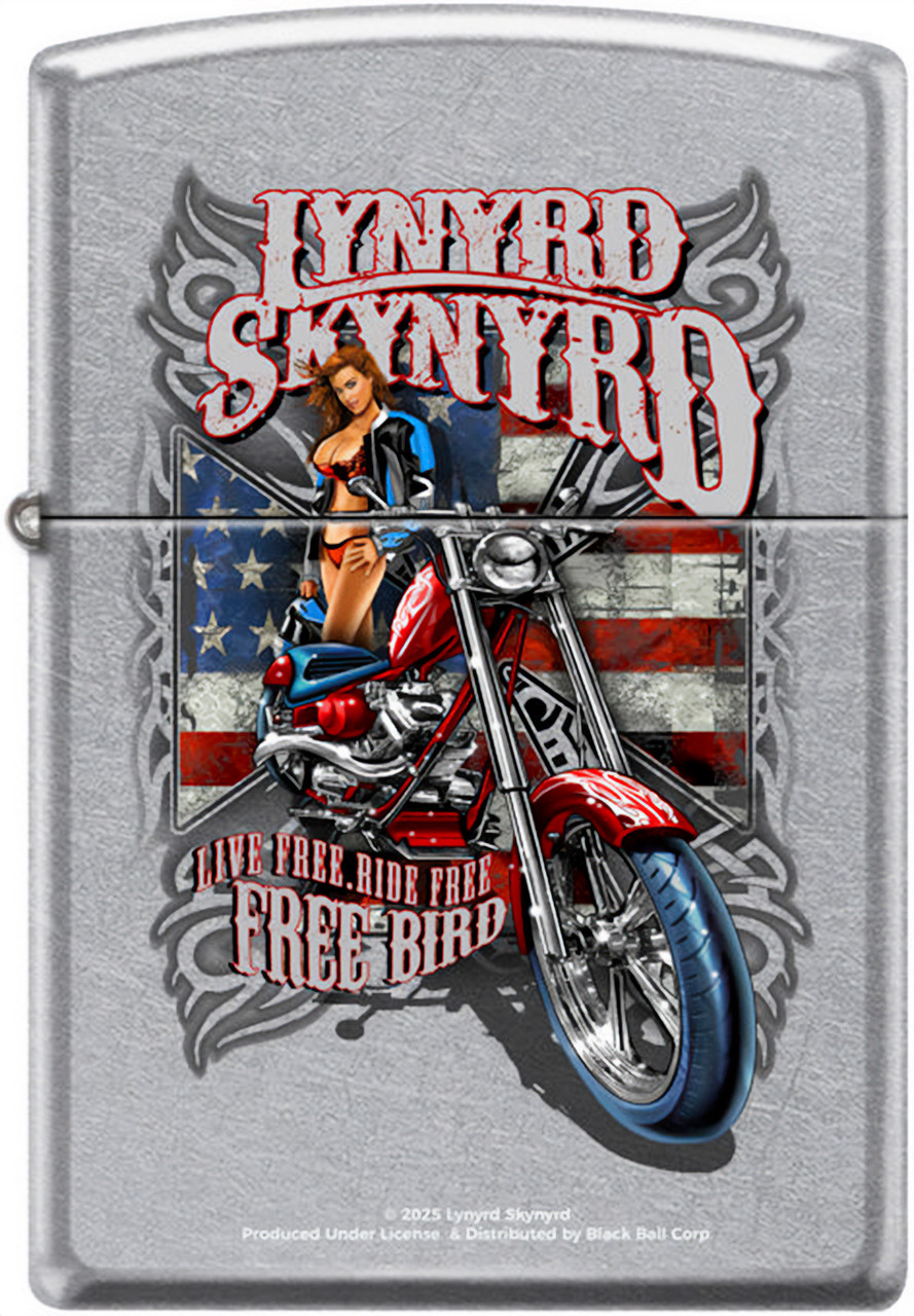 Lynyrd Skynyrd Classic Street Chrome Zippo Lighter - The