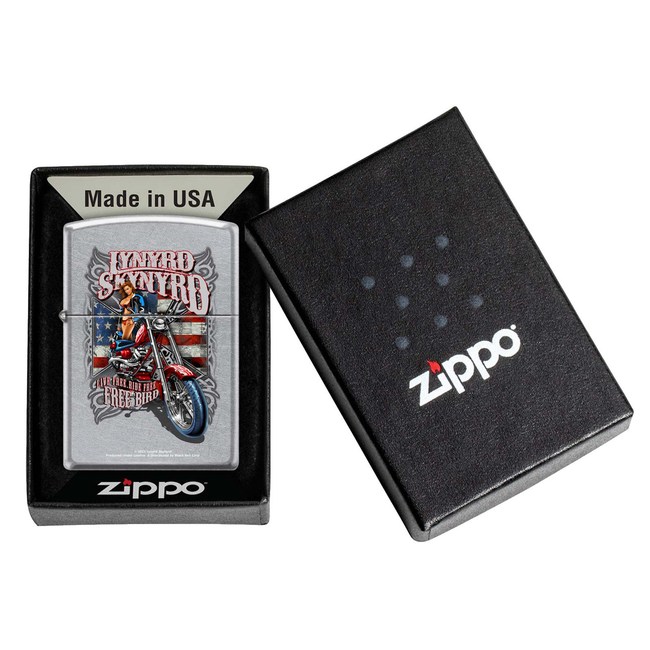 Lynyrd Skynyrd Classic Street Chrome Zippo Lighter - The