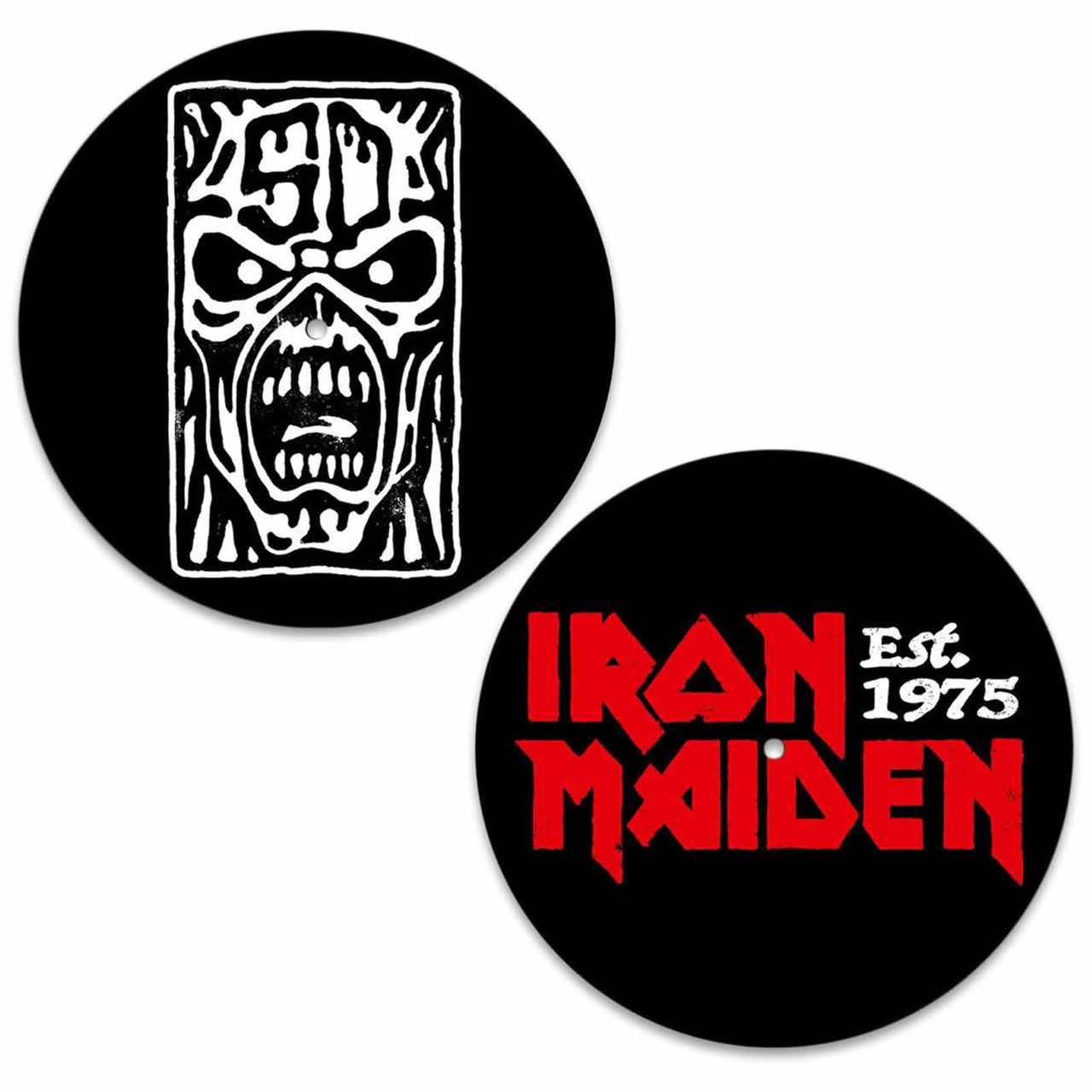 Iron Maiden - Est 1975 Slipmat (2pc set) - 12” - The Blacklight Zone
