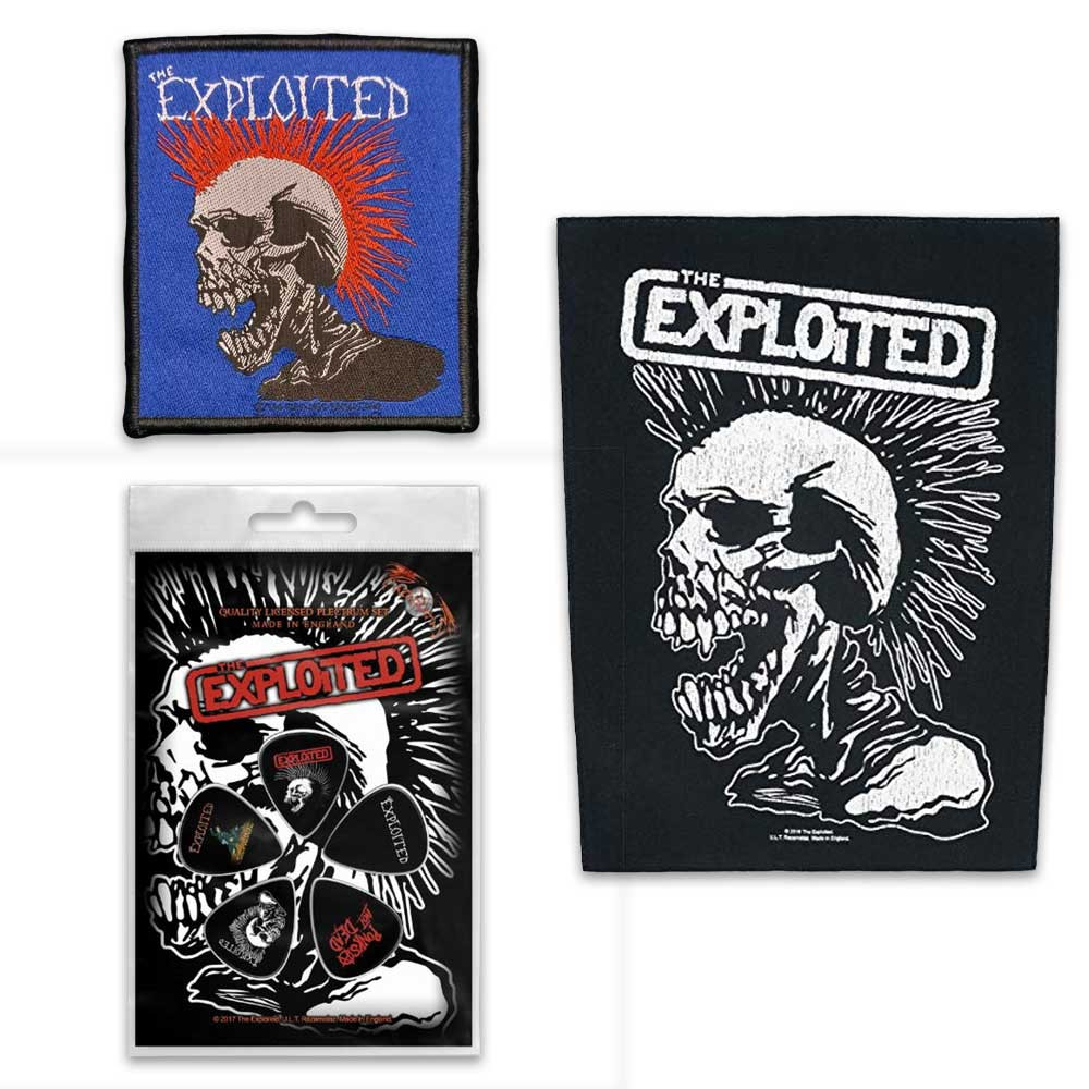 PUNK EXPLOITEDなど5枚 The Exploited Officially Licensed Band Merch Gift Set - 1 Back