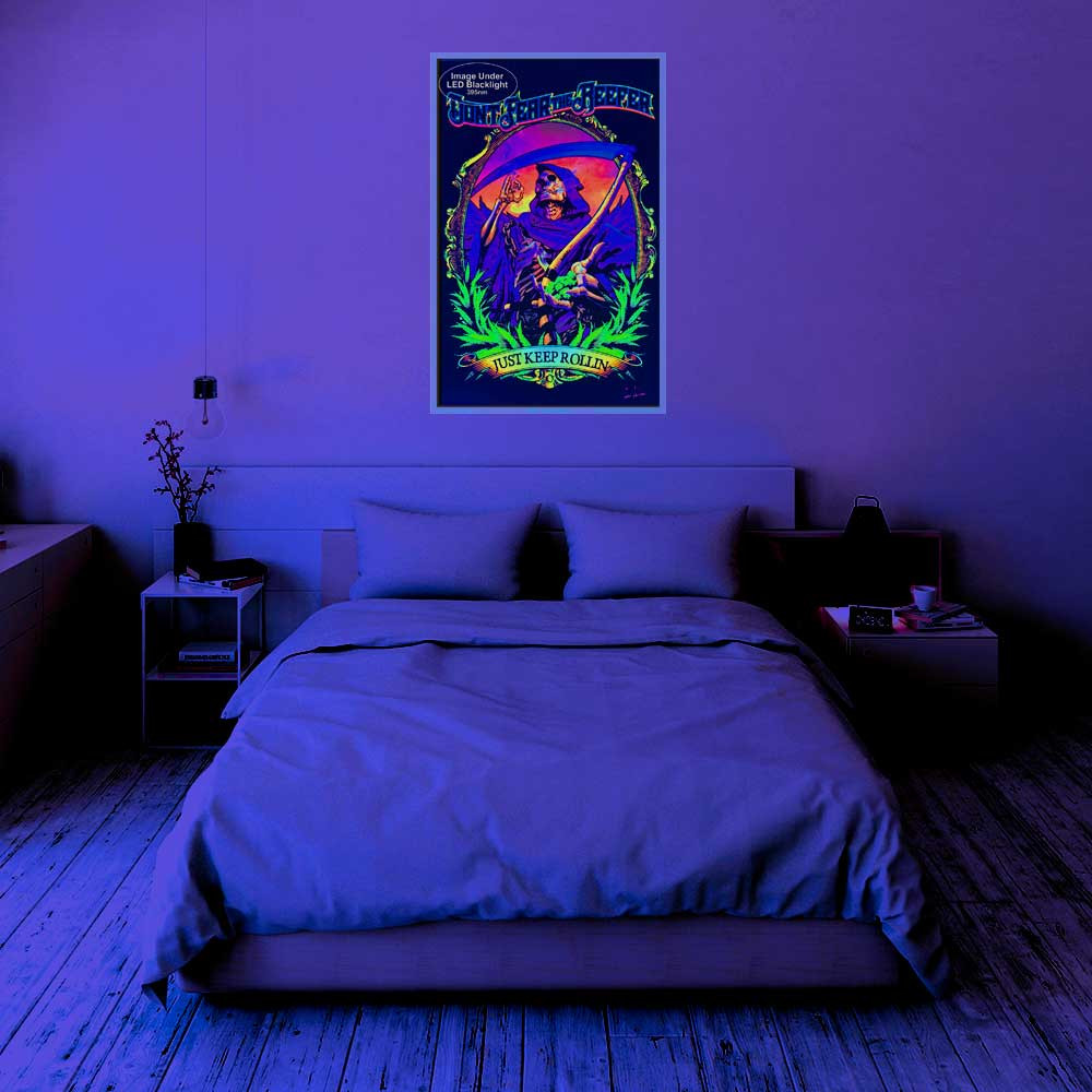 Don't Fear the Reefer by Tom Wood Flocked Blacklight Poster - 23