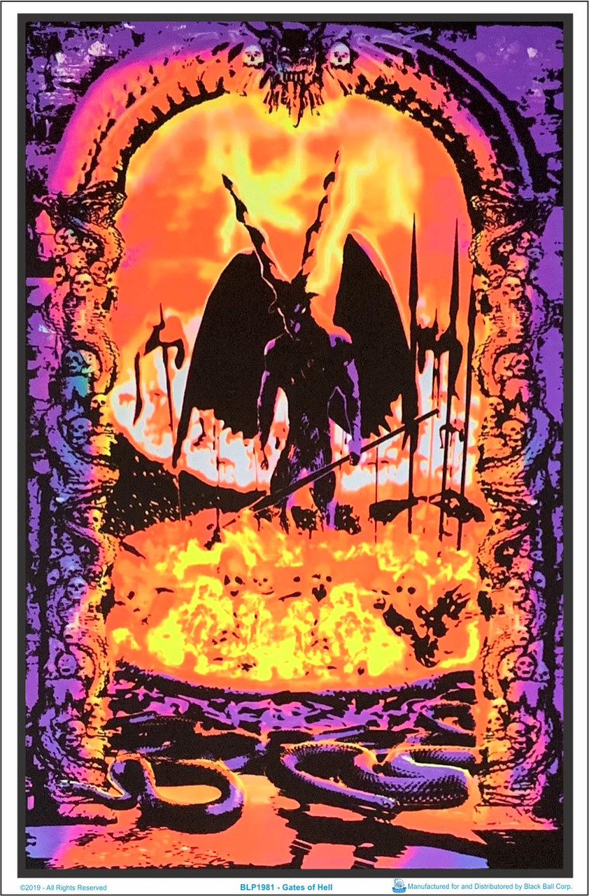 how do black light posters work