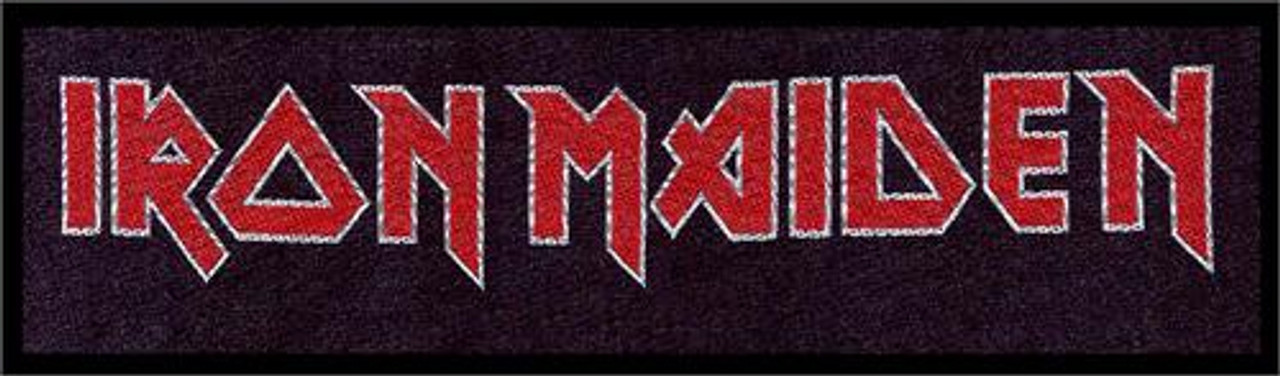 Iron Maiden Logo - Woven Sew On Patch 8