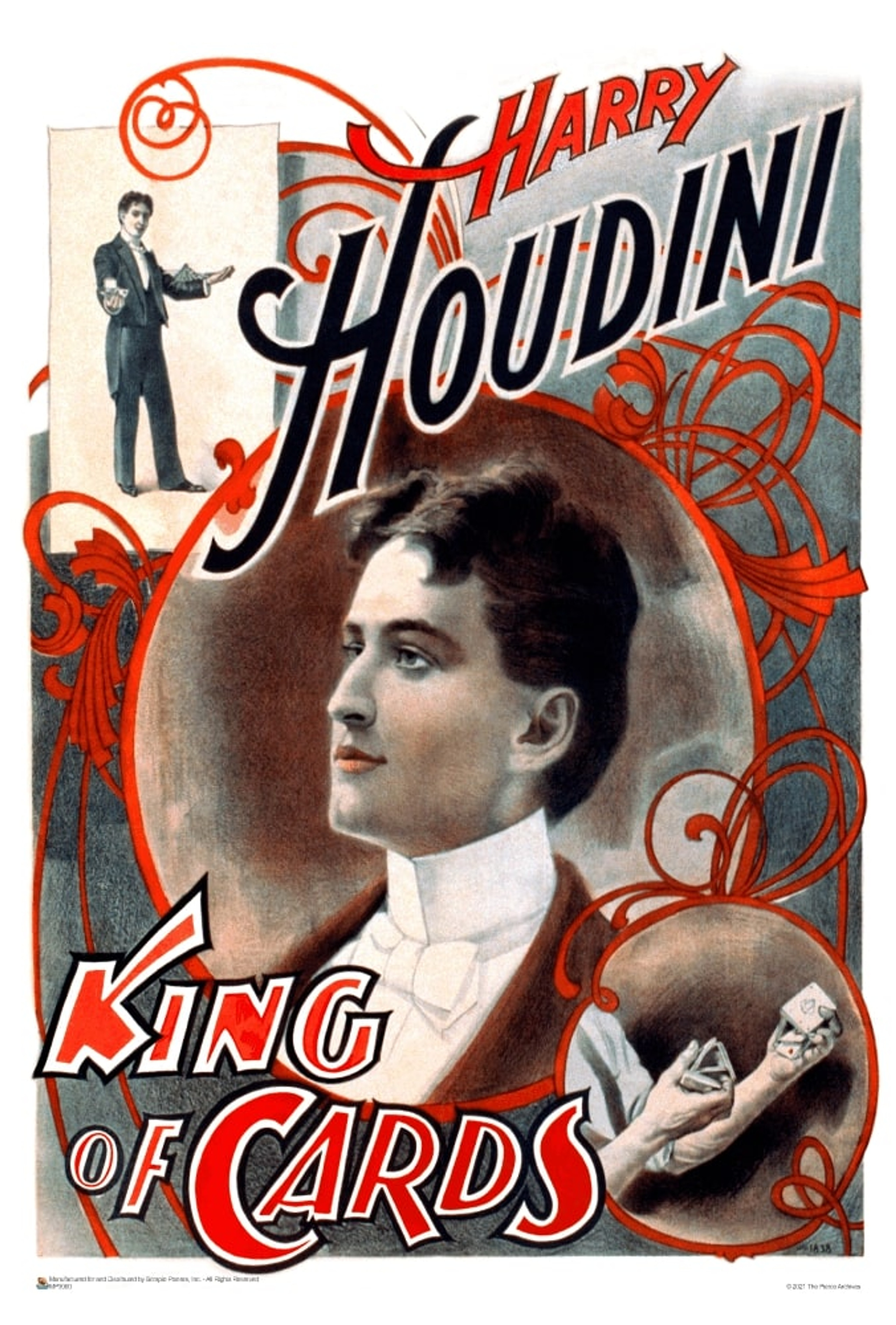 houdini king of cards poster