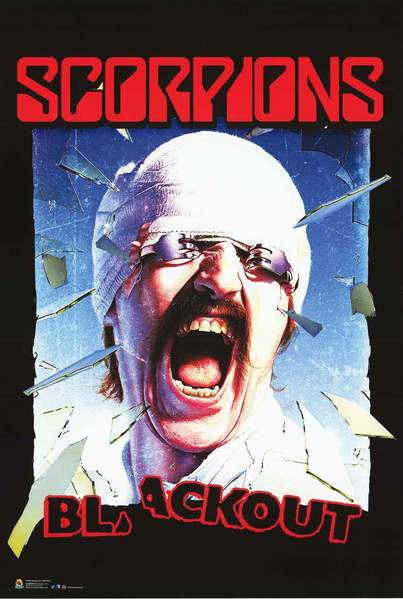 Scorpions Blackout Poster 24in x 36in The Blacklight Zone