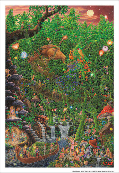 Celestial Harvest by Tom Masse Art Print Poster 22x32 inch