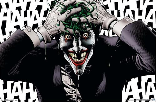 Joker Crazy Poster 22.375" x 34" Image