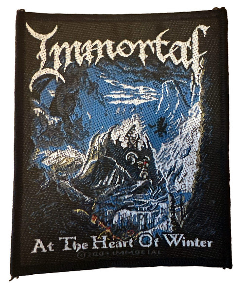 Immortal At The Heart Of Winter - Woven Sew On Patch 3.35" x 4"