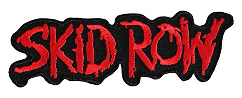 Skid Row Logo - Iron On Embroidered Patch 3.75" x 1.25" Image