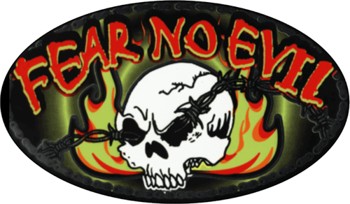 Fear No Evil - 4.5" x 6" - Sticker