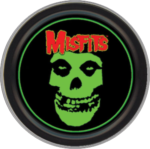 Stash Tins - Misfits Classic Fiend Skull 3.5" Round Storage Container