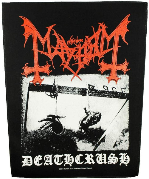 Mayhem 'Deathcrush' Back Patch