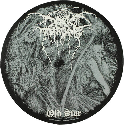 Darkthrone 'Old Star' Round Back Patch