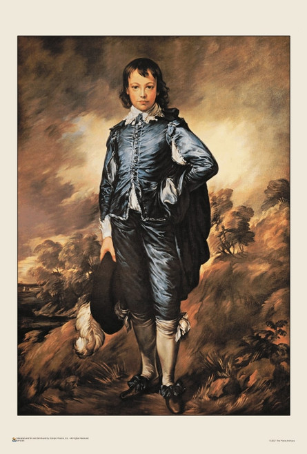 The Blue Boy by Thomas Gainsborough Mini Poster 12" x 18" The Blue Boy by Thomas Gainsborough Mini Poster 12" x 18"