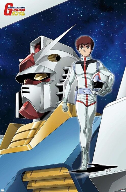 Mobile Suit Gundam - Key Art Poster - 22.375" x 34"