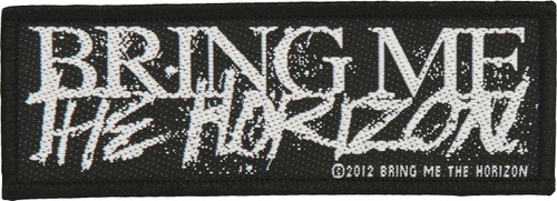 Bring Me the Horizon - Horror Logo - 4" x 1.25" Printed Woven Patch