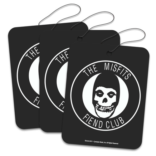 Misfits Fiend Club Road Rage Air Freshener - Black Magic Scent - 3 Pack