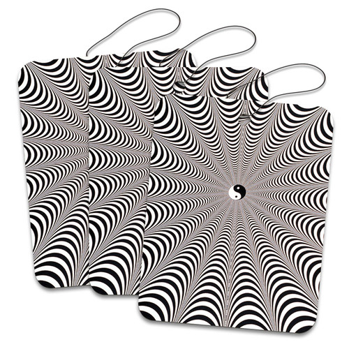 Yin Yang Road Rage Air Freshener - Vanilla Scent - 3 Pack