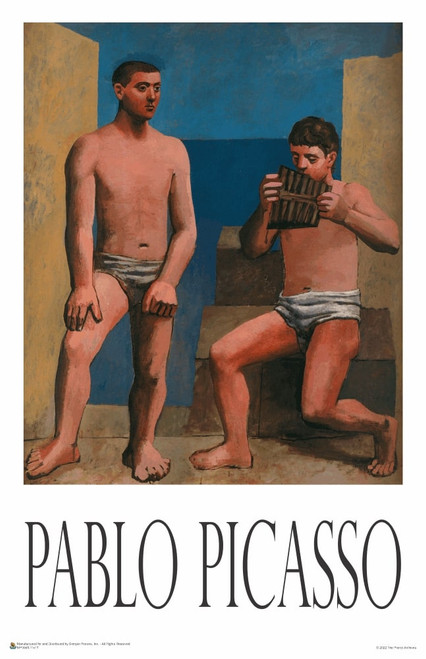 Pablo Picasso - The Pan Pipes Poster 11" x 17"