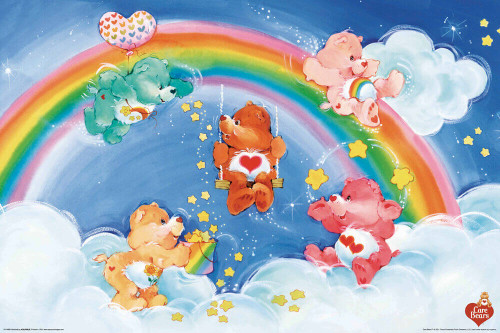 Care Bears Rainbow Poster 36" x 24"