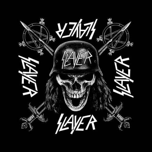 Slayer Back Patch: Black Eagle - 