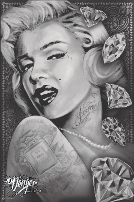 Marilyn Diamonds - James Danger Harvey Poster 24in x 36in Image