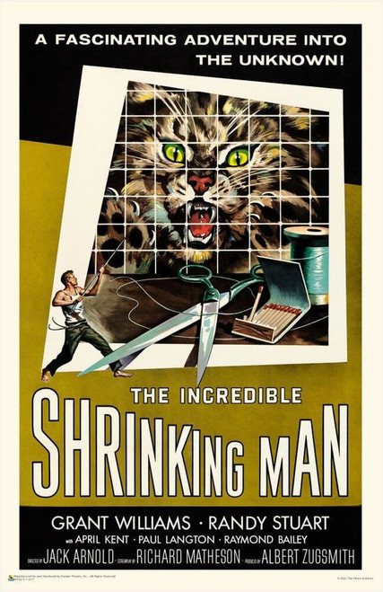The Incredible Shrinking Man Classic Movie Mini Poster 11" x 17"